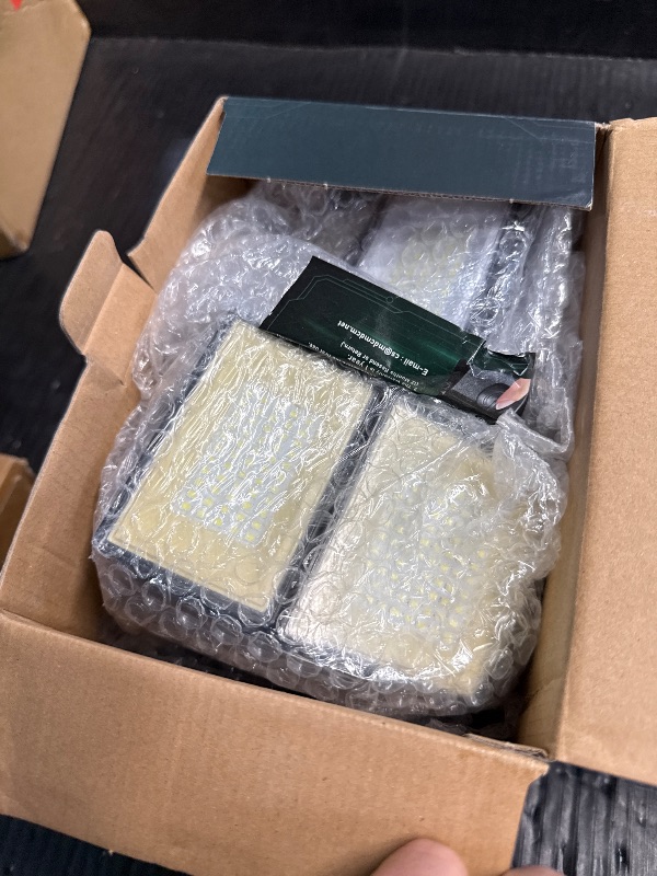 Photo 1 of (motion does not work) Solar Outdoor Lights Motion Sensor Waterproof - 416 LEDs 3000 Lumens Super Bright Solar Flood Security Light for Porch Yard Patio