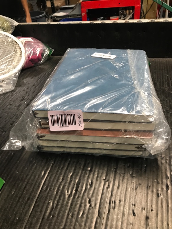 Photo 1 of ***(USED)***SATINIOR 5 Pack A4 Notebooks Large Journal 360 Pages Leather Softcover Hardcover Notebooks Thick Paper Lined Notepad for Office School Business Note Taking Writing, 8.5'' x 11''(Mixed Color)