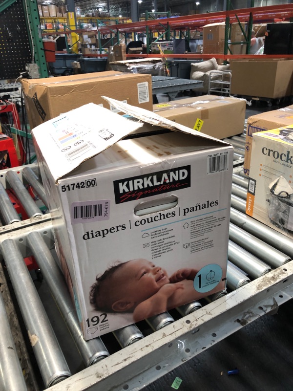 Photo 1 of (please see all images) Kirkland Signature Diapers Size 1 (Up to 14 Pounds) 