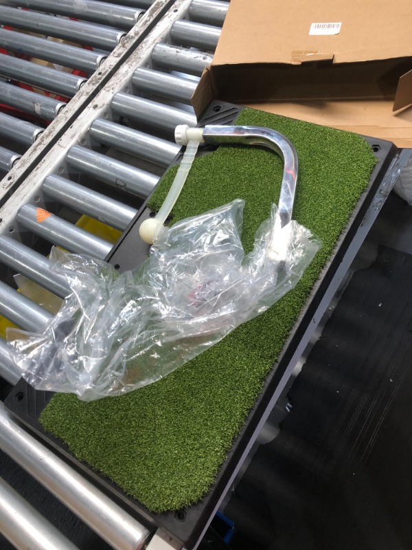 Photo 1 of (PARTIAL SET) Golf Swing Trainer - Golf Training Equipment with 5 Height Adjustments - Iron and Club Practice Simulator in Home & Indoor - Portable Golf Swing Practice Mat, True Impact