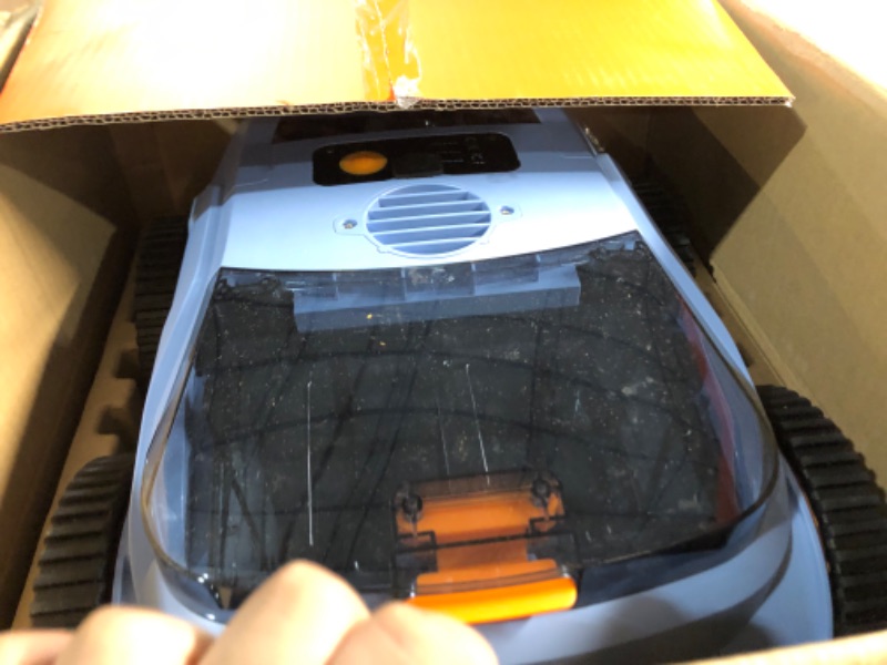 Photo 1 of (2025 New) Robotic Pool Vacuum, Robotic Pool Cleaner for Inground Pools, Pool Robot with Smart Navigation, Floor/Wall/Waterline Cleaning, 180 Mins Runtime for Pool Up to 2100 Sq.ft