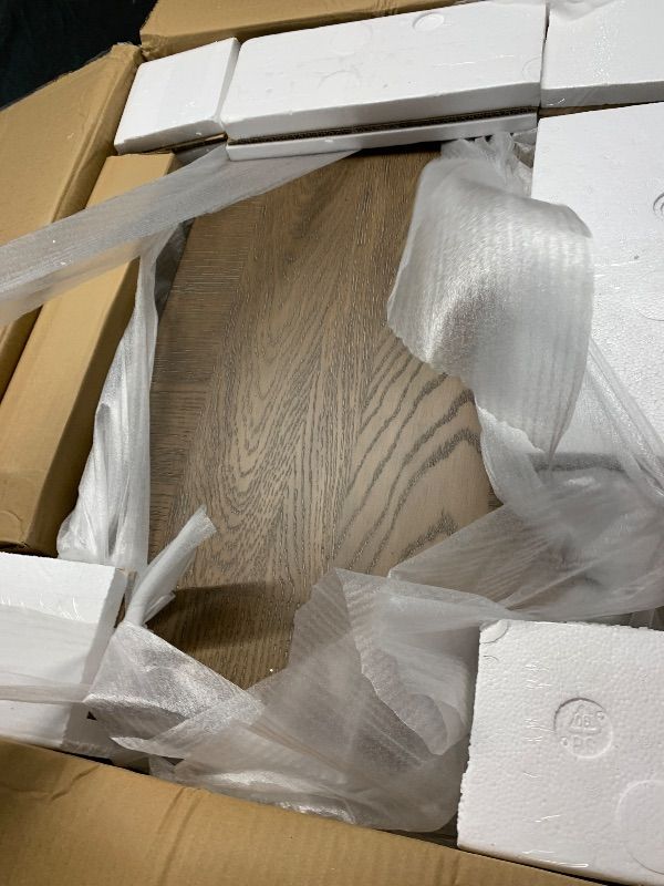 Photo 1 of *********************Missing legs*******************
Signature Design by Ashley Realyn Traditional Cottage 1 Drawer Nightstand with Dovetail Construction & Open Display Shelf, Chipped White, 27" Tall, Distressed Brown