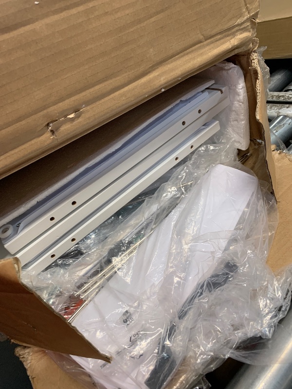 Photo 1 of (incomplete item)(sold for parts) VASAGLE 2-Drawer File Cabinet, Small Rolling Filing Cabinet for Home Office, Printer Stand, for A4, Letter-Size Documents, 15.7 x 16.5 x 27.6 Inches, Snow White UOFC040W46