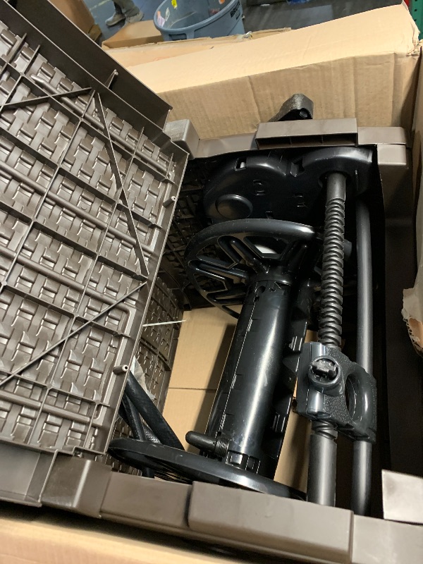 Photo 1 of Suncast Hose Reel with Smart Trak Hose Guide, Water-Tight Connection, Durable Resin Construction, 225' Hose Capacity, Brown, Made in the USA