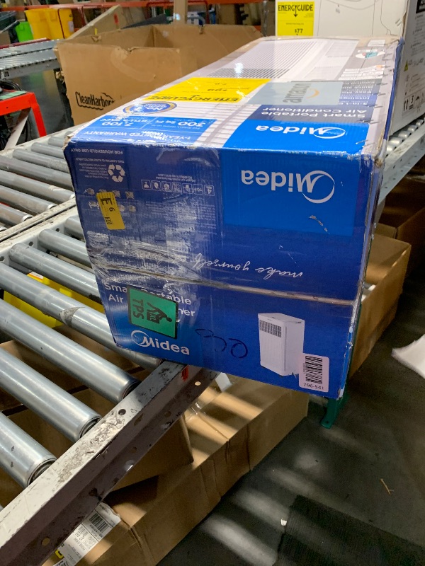 Photo 1 of ***(MAJOR DAMAGE/ SEE NOTES)***Midea MAP07S1AWT-A Air Conditioner, 10,000 BTU-Smart, White