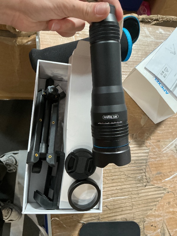 Photo 1 of ***PARTS ONLY***APEXEL 36x High Power HD Telephoto Lens Kit | Zoom Camera Lens with Tripod & Universal Clip | iPhone/Samsung/Android | Wildlife Photography and Observation
