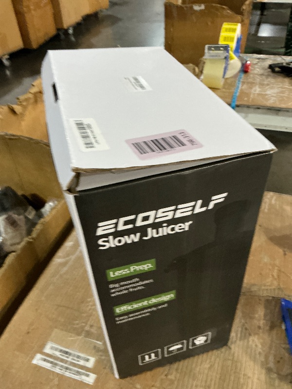 Photo 1 of (not working)(sold for parts only) Juicer Machines, ECOSELF Large Feed Chute for Family Needs, Professional Hands Free Cold Press Juicer For Whole Fruits 