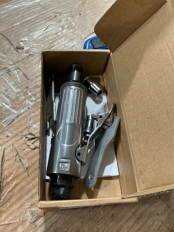 Photo 1 of (see all images) CILEONBE 1/4 Inch Air Die Grinder, 25,000 RPM Free Speed,1/4 Inch (6MM) and 1/8 Inch (3MM) collet,Mini and Compact Size,Polishing Tool