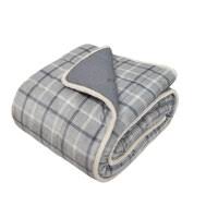 Photo 1 of ""Je t'Adore deluxe velvet reversible to sherpa 20 lb weighted blanket""
