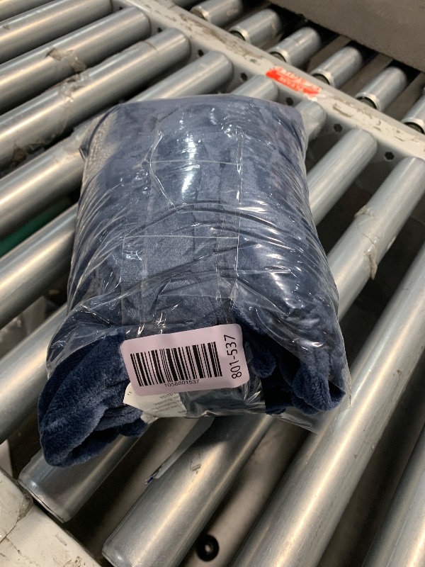 Photo 1 of  Fleece Throw Blanket for Couch, Super Soft and Warm Blankets, Navy Blue Throw All Season Use, Cozy, Plush, Lightweight, 40x50 Inches