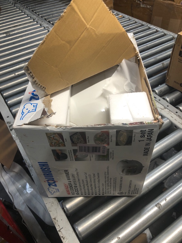 Photo 1 of (parts) (not functional) Zojirushi Neuro Fuzzy 10-Cup Rice Cooker and Warmer (Premium White)