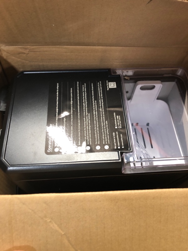 Photo 1 of (PARTS) Aeitto Nugget Ice Maker 40Lbs/24H, Countertop Soft Chewable Ice Pebble Ice Machine, One-Click Operation, Auto Self-Cleaning Ice Makers with Scoop&Basket for Home, Office Kitchen Party Stainless Black