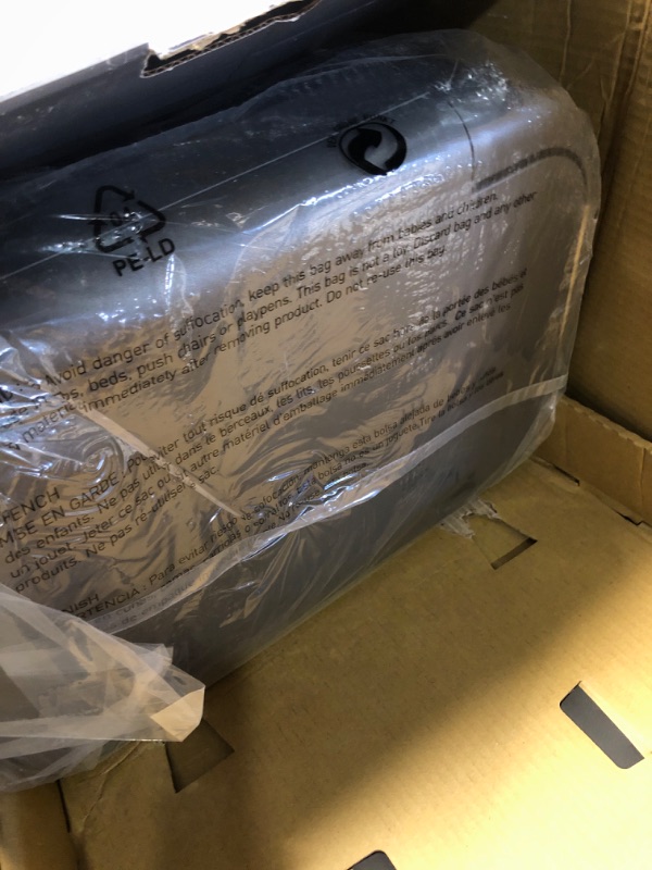 Photo 1 of simplehuman 45L Kitchen Step Trash Can with Liner Pocket Stainless Steel with Fingerprint Proof Finish, Gray Plastic Soft Close Lid