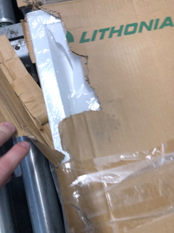 Photo 1 of Lithonia Lighting CPX 2x4 LED Flat Panel Light, 2 Ft. x 4 Ft. LED Light Panel, Ceiling Lighting Fixture, 4000/5000/6000 Adjustable Lumens, 3500K/4000K/5000K Switchable CCT, Smooth Satin Lens, White