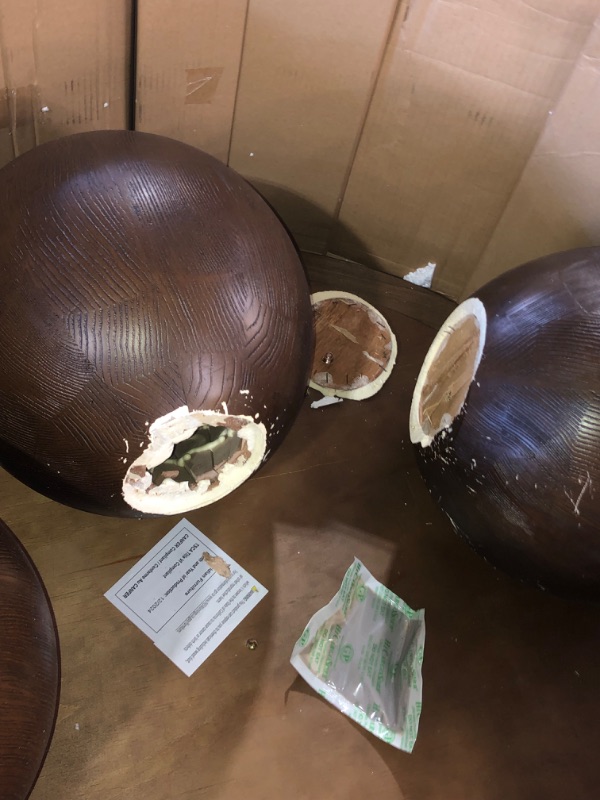 Photo 1 of (DAMAGES SHOWN//READ NOTES)***TRUCK OR TRAILER PICKUP ONLY***
Meridian Furniture 99082Brown-CT Fitch Collection Art Deco Coffee Table with Rich Brown Walnut Finish, Oak Veneer, 39" W x 39" D x 15" H, Brown