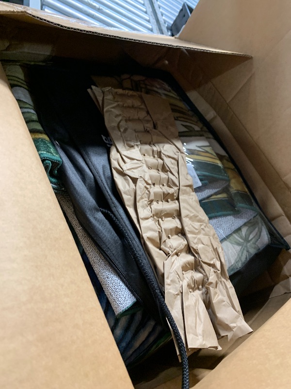 Photo 1 of ***(HEAVILY USED/ MINOR DAMAGE)***Vowkten Area Rugs 8x10 Rug for Living Room Clearance Washable Floral Peacock Non Slip Vintage Low Pile Large Rug for Living Room, Bedroom, Farmhouse, Dining Room, Kids Playroom(Beige)