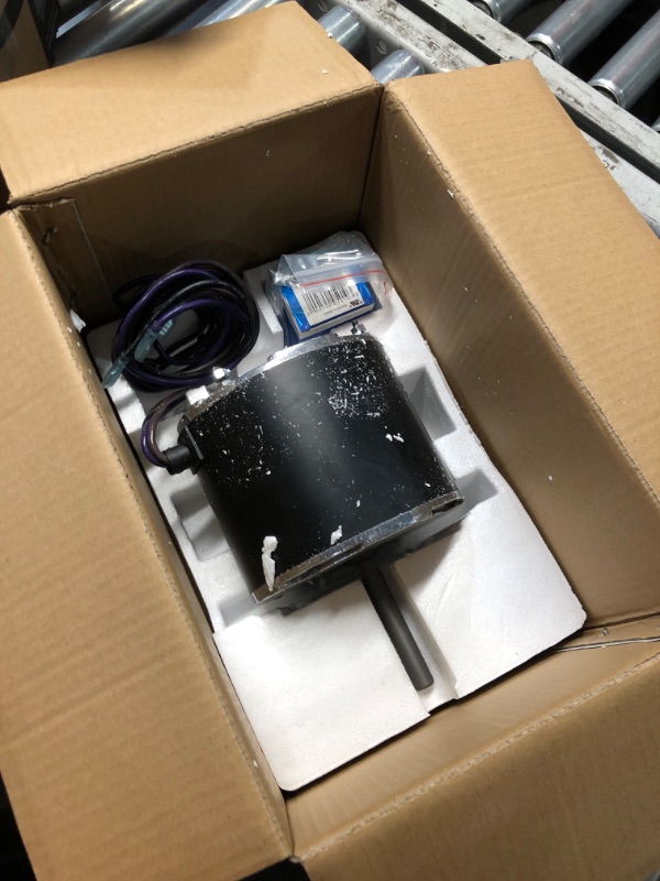 Photo 1 of ***(PARTS ONLY/ NON FUNCTIONAL)***0131M00061SP 1/4HP Condenser Fan Motor Replaces Goodman Air conditioner Amana Janitrol 0131M00014PS, Zhongshan Broad-Ocean YDK-180S84062-01 Motor, 830RPM 208/230V 1.5A SSX160481BA, GSC130481AE Leungoo