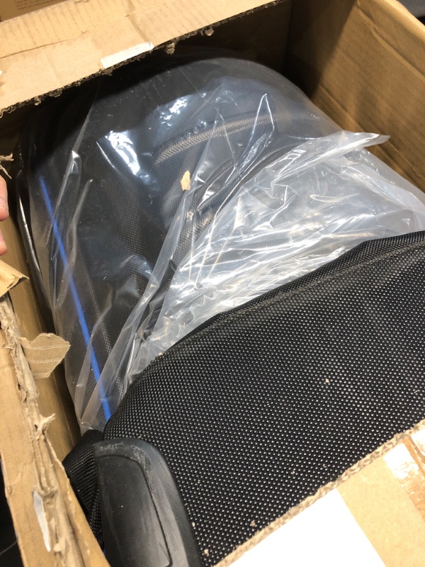 Photo 1 of ***(HEAVILY USED/ MINOR DAMAGE)***Golf Travel Bags for Airlines with Wheels, Hard Case Top and 1680D Heavy Duty Oxford Protect Golf Clubs, Lightweight and Easy to Maneuver, Black and Blue