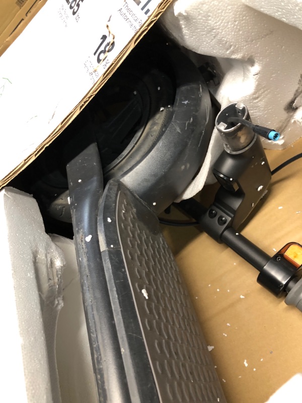 Photo 1 of **********DAMAGED, NON-FUNCTIONAL, MISSING CHARGER************
Segway Ninebot Electric Kick Scooter, 15.5 mph Max Speed, 24.9-Mile Range, Power by 350W Motor, Cruise Mode, UL-2272 Certified