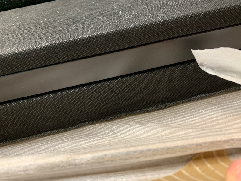 Photo 1 of **SEE NOTES** FAVSH Twin Size Upholstered Daybed with Trundle,Tufted Sofa Bed w/Button on Back and Piping on Waved Shape Arms for Bedroom Guest Room, No Box Spring Needed,Dark Grey