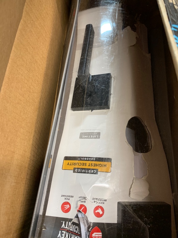 Photo 1 of *******PARTS ONLY*****Kwikset San Clemente Front Door Lock Handle and Deadbolt Set, Entry Handleset Exterior with Interior Reversible Lever, Matte Black, Pick Resistant SmartKey Rekey Deadbolt Security