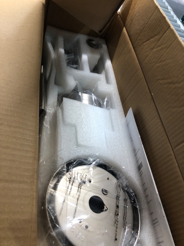 Photo 1 of (missing pieces)(sold for parts only) Obabala Outdoor Ceiling Fan with Light 52" Ceiling Fan with Remote Control for Patios Modern Reversible DC Motor and Brushed Nickel