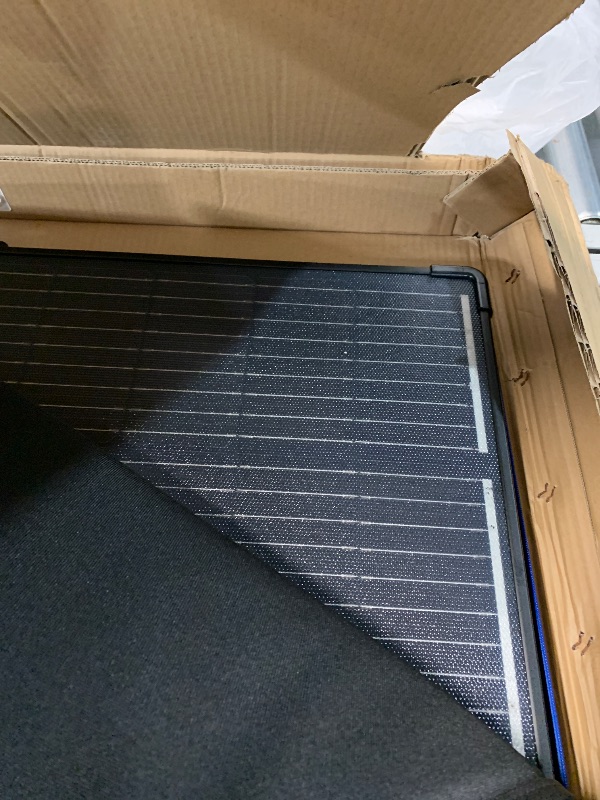 Photo 1 of (PANNEL ONLY) (PARTS) (UNTESTED) ACOPOWER 200W Mono Portable Solar Panel Kit – Lightweight, Waterproof Suitcase with 20A Charge Controller for Camping and RV Use