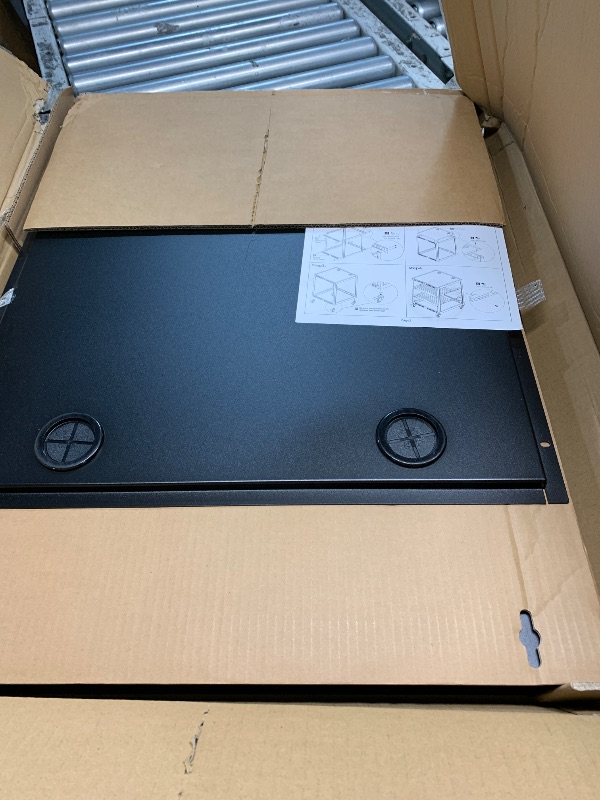 Photo 1 of ***PARTS ONLY*** Tecmojo 16U Open Frame Network Rack for IT &AV Gear, AV Rack 4-Post with casters, Mobile 16U Rack with 2 PCS 1U Server Rack Shelf & Mounting Hardware, for 19" Network,Audio and Video Device