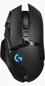 Photo 1 of  - G502 Wireless Optical Gaming Mouse with RGB Lighting - Wireless - Black