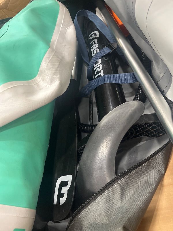 Photo 1 of (UNTESTEDFBSPORT 11' Premium Inflatable Stand Up Paddle Board, Yoga Board with Durable SUP Accessories & Carry Bag | Wide Stance, Surf Control, Non-Slip Deck, Leash, Paddle and Pump for Youth & Adult