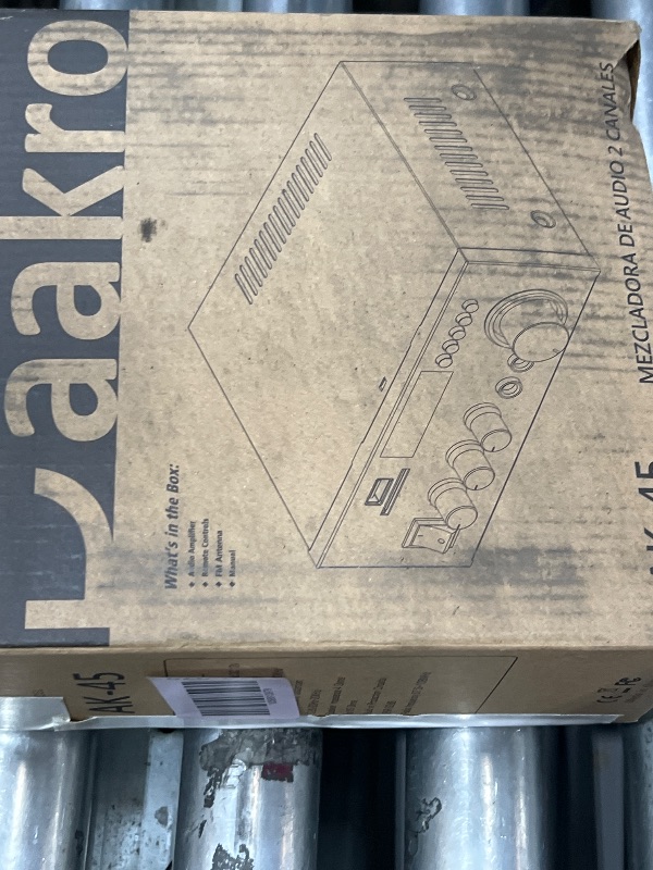 Photo 1 of **FOR PARTS/NON-FUNCTIONAL** Daakro AK45 Stereo Audio Amplifier,300W Home 2 Channel Wireless Bluetooth 5.0 Power Amplifier System, Home Amplifiers FM Radio, USB, SD Card, with Remote Control Home Theater Audio Stereo System