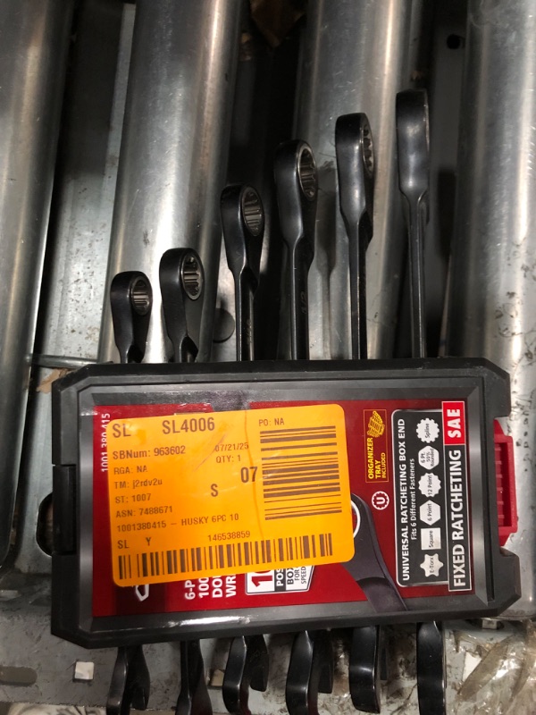 Photo 1 of 100-Position Double Ratcheting SAE Wrench Set (6-Piece