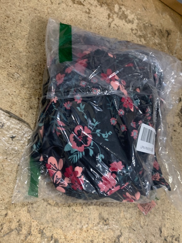 Photo 1 of (LARGE) (USED/FAIR) (BAGGED) ABAFIP Women's Swimdress Swimsuit Tummy Control One Piece Bathing suit Skirt Ruched Floral Swimwear Rose Large