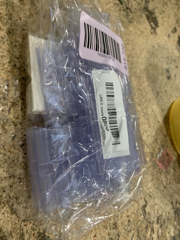 Photo 1 of 50 Pack Reusable Plastic Wire Shelf Label Holder, for Pantry Retail Merchandise Shopping Mall Store Shop Supermarket UPC Price Card Sign and Ticket Display Holder, Clip-On Design. 6cm X 4cm By NuBliss