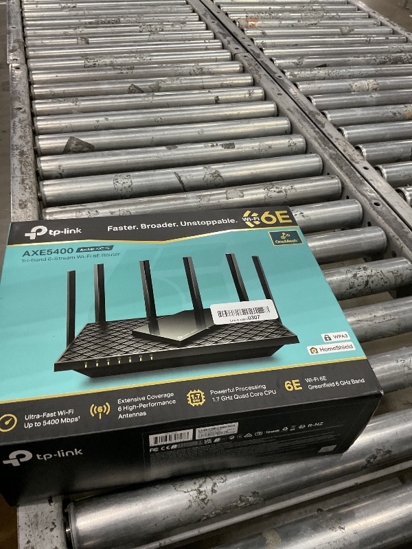 Photo 1 of TP-Link AXE5400 Tri-Band WiFi 6E Router (Archer AXE75)- Gigabit Wireless Internet for Gaming, VPN, OneMesh, WPA3