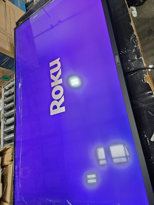 Photo 1 of Roku Smart TV – 55-Inch Pro Series 4K QLED RokuTV with Backlit Roku Voice Remote Pro, Dolby Vision IQ, 120Hz Refresh Rate – Live Local News, Sports, Gaming