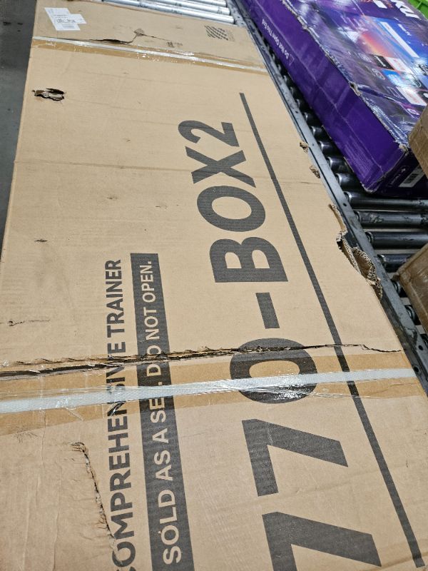 Photo 1 of ** Only box # 2 Missing box # 1 **  Fitvids Home Gym, Workout Equipment with Leg Press, Exercise Equipment for Home with Pulley System, Home Gym Equipment for Full Body Strength Training, Preacher Curl and Leg