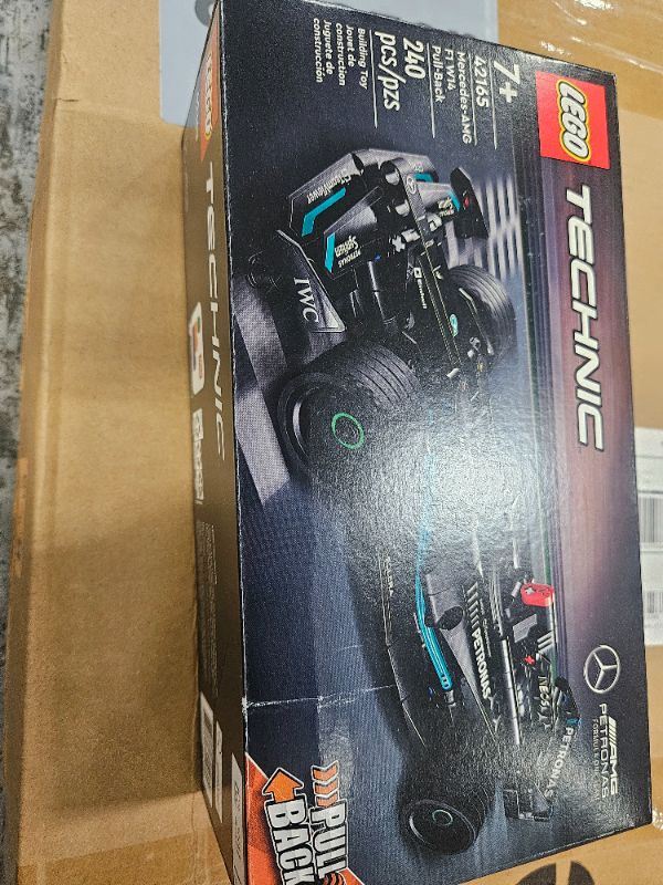 Photo 1 of LEGO Technic Mercedes-AMG F1 W14 E Performance Pull-Back Car Toy, Vehicle Building Set for Boys and Girls, Mercedes Race Car Toy Model, Gift for Kids Ages 7 and Up, 42165