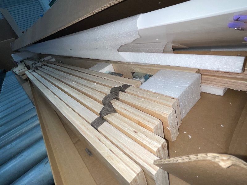 Photo 1 of ***********INCOMPLETE ITEM, THIS IS ONLY 1 BOX IN A MULTI BOX SET***********
AFI Concord Twin XL Size Platform Bed with Footboard & Twin XL Trundle in White