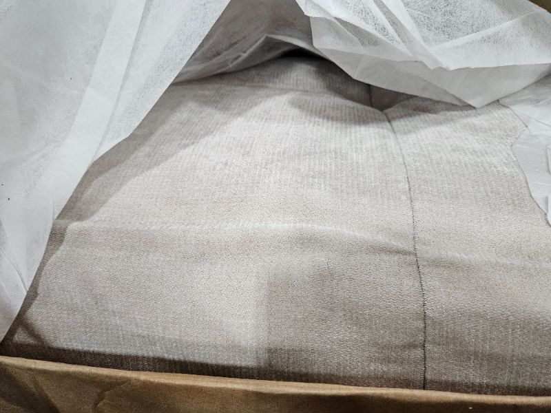 Photo 1 of **********INCOMPLETE ITEM, THIS IS ONLY 1 BOX IN A MULTI BOX SET*******************
KEIKI King Size Lift Up Storage Platform Bed Frame with Integrated Headboard, Upholstery Chenille Hydraulic Storage Bed with Slats, Easy Assembly, No Box Spring Required, 
