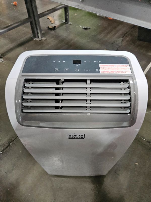 Photo 1 of 
BLACK+DECKER 10000 BTU DOE 115-Volt Vented Medium Room Portable Air Conditioner with Heater, Remote