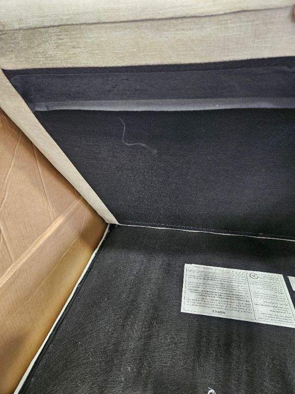 Photo 1 of ** 2 boxes included Box A and  Box  B unknown if parts missing **   Vesgantti 108" Modular Sectional Sofa, Comfy Cloud Couch with Movable Ottoman Deep Seat Chenille L Shaped Modular Sofa, Sectional Couches for Living Room, Bedroom and Apartment, Beige