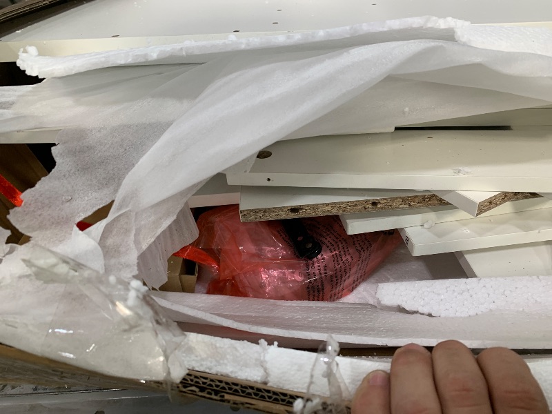 Photo 1 of *****************MISSING PIECES*************
Decofy Vanity Desk with Mirror and 11 LED Lights, White Makeup Vanity Desk with Chair, Vanity Table Set, 5 Drawers 3 Lighting Modes & 5 Adjustable Brightness Dressing Table for Bedroom