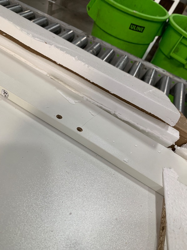 Photo 1 of *****************MISSING PIECES*************
Decofy Vanity Desk with Mirror and 11 LED Lights, White Makeup Vanity Desk with Chair, Vanity Table Set, 5 Drawers 3 Lighting Modes & 5 Adjustable Brightness Dressing Table for Bedroom