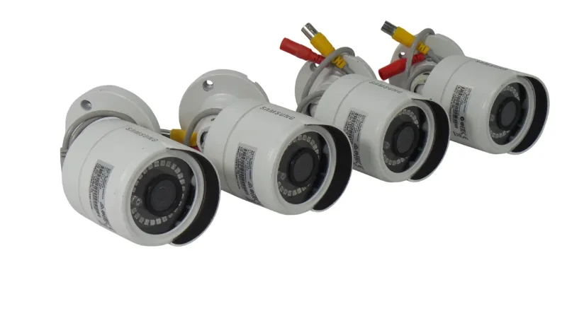 Photo 1 of  4 Samsung 4MP Weather-Resistant IR CCTV Bullet Camera ( DVR NOT INCLUDED)