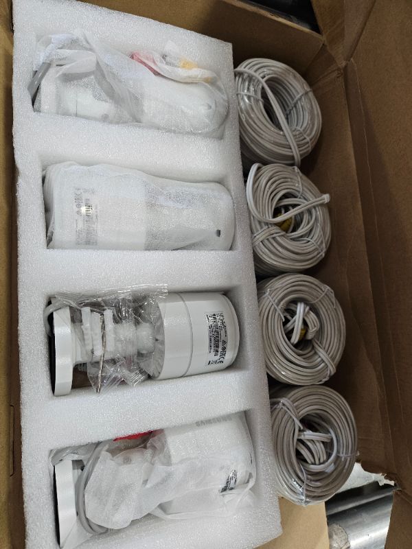 Photo 1 of  4 Samsung 4MP Weather-Resistant IR CCTV Bullet Camera ( DVR NOT INCLUDED)