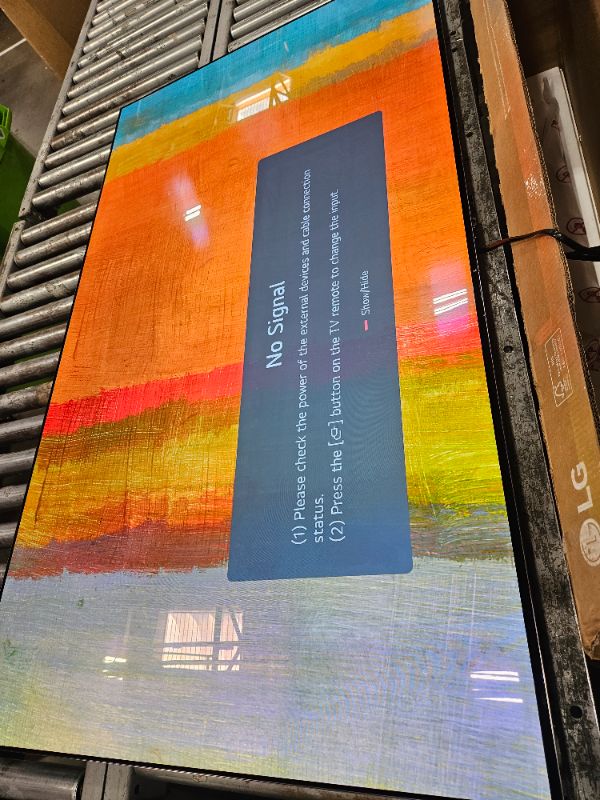 Photo 1 of **MISSING HARDWARE** LG 65-Inch Class OLED evo C4 Series Smart TV 4K Processor Flat Screen with Magic Remote AI-Powered with Alexa Built-in (OLED65C4PUA, 2024)