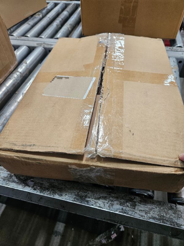 Photo 1 of ***MISSING PARTS***TV Tray Table with Large Tabletop, Adjustable Couch Table with Storage Baskets, Strong Metal Frame, Sofa Bedside Table for TV Watching, Meals, Snacks, and Laptop Use