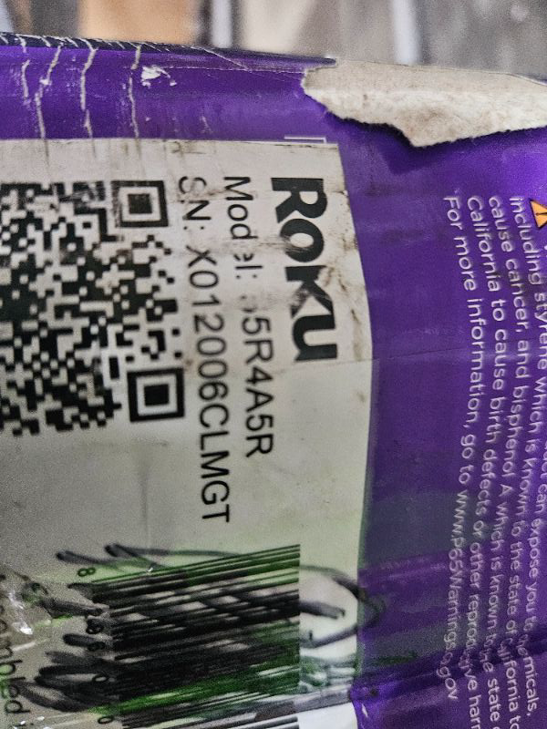 Photo 1 of ** Broken screen, final sale ** Roku Smart TV – 55-Inch Select Series 4K HDR RokuTV with Roku Enhanced Voice Remote, Brilliant 4K Picture, Automatic Brightness, & Seamless Streaming – Live Local News, Sports, Family Entertainment