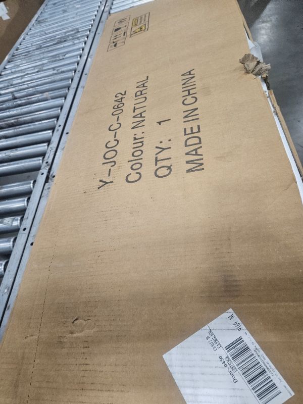 Photo 1 of ***PARTS ONLY**** Jocoevol Fluted 7 Drawers Dresser for Bedroom, Modern Chest of Drawers with Metal Handle, Wood Dresser TV Stand, Wooden Closet Clothes Storage Organizer for Living Room, Hallway (Natural Oak)